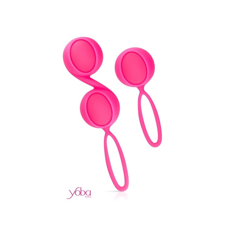 Kit 2 boules de Geisha Yoba - rose