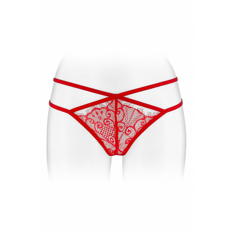 String ouvert Mylene - rouge