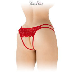 Culotte rouge ouverte Annette - Fashion Secret