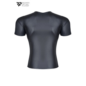 T-shirt wetlook noir - Regnes