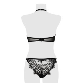 Ensemble bustier et string dentelle - Grey Velvet