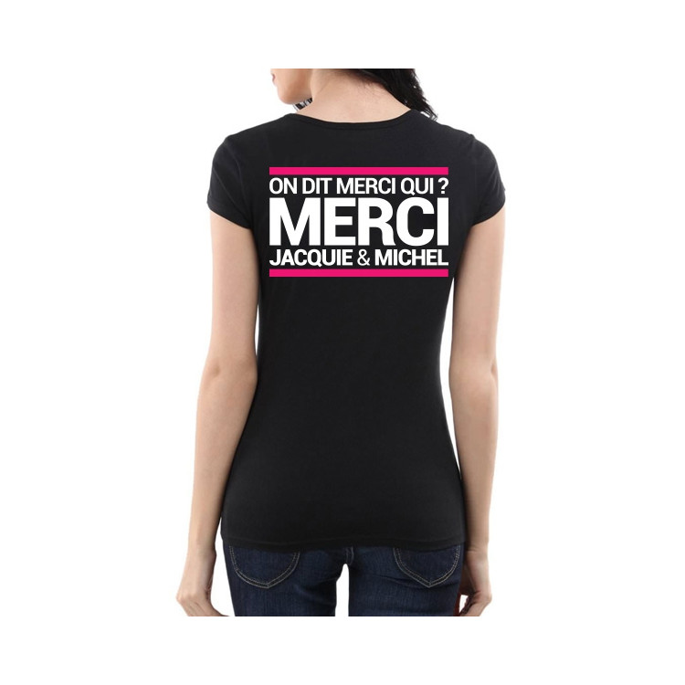 Tee-shirt  J&M noir - spécial  femme