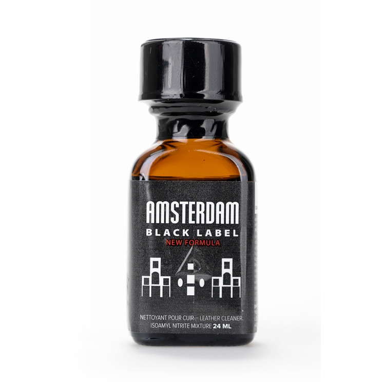 Poppers Amsterdam Black  label 24ml