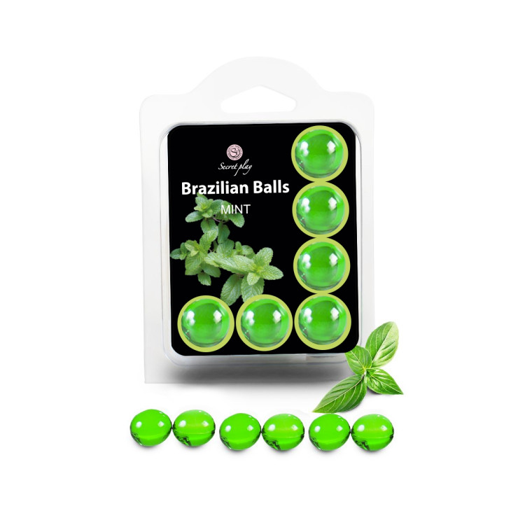 6 Brazilian Balls - menthe