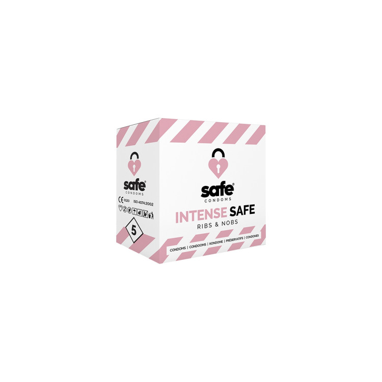 5 préservatifs Safe Intense