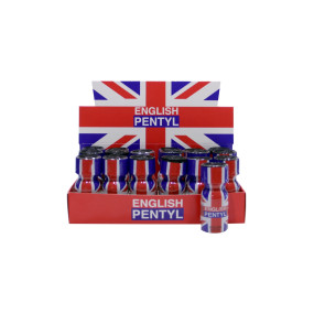 Box 18 poppers English Pentyl 15ml