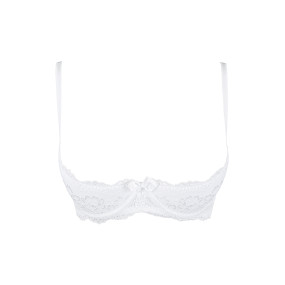 Soutien-gorge ouvert blanc V-9821 - Axami