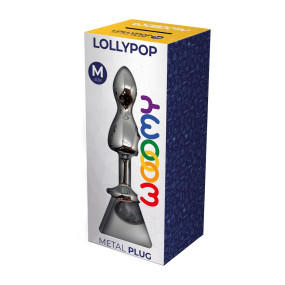 Plug bijou Lollypop transparent M - Wooomy