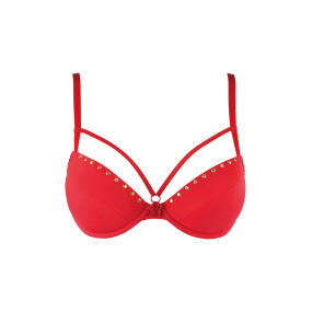 Soutien-gorge push-up rouge V-10351 - Axami