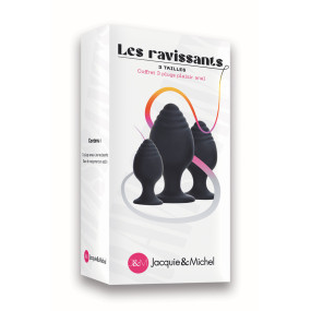 Coffret 3 plugs anal Les ravissants - Jacquie et Michel