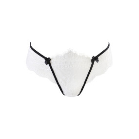 String dentelle blanc V-10488 - Axami