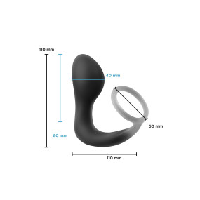 Plug prostatique avec cockring Renegade Slingshot