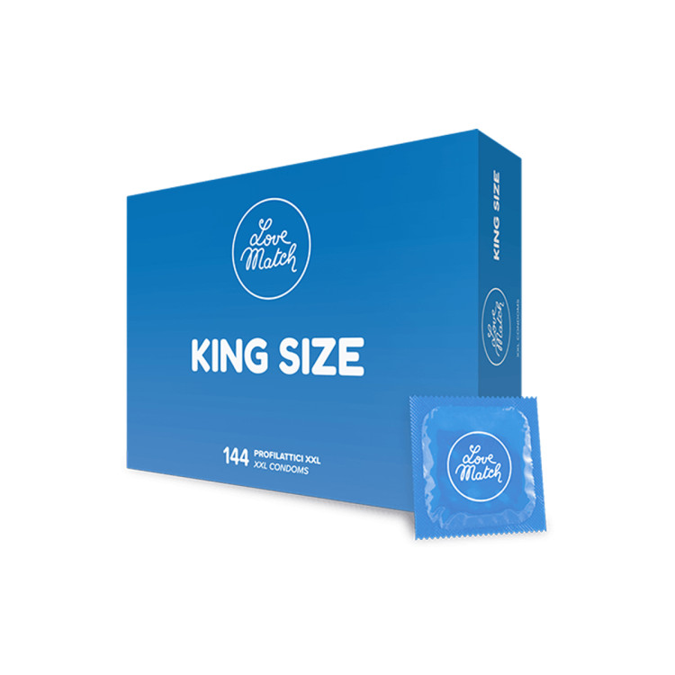 144 Préservatifs King size Love Match